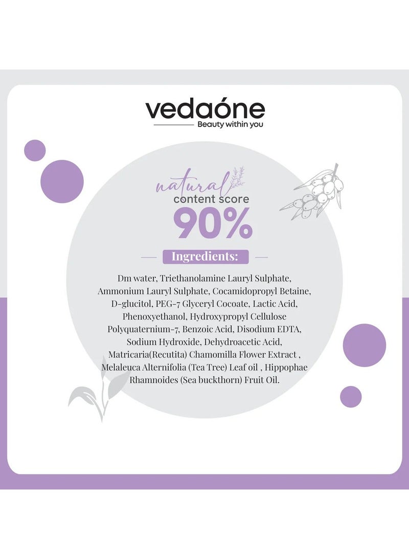 VedaOne Intimate Wash pH 3.8 with Lactic Acid | 100 ML | Enriched with Tea Tree Oil & Seabuckthorn Oil | Prevents Itching, Irritation & Bad Odor | Maintains pH Balance | Intimate Hygiene Wash - Image 4