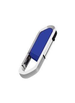 Generic USB Flash Drive, Portable Metal Thumb Drive with Keychain, USB 2.0 Flash Drive Memory Stick, Convenient and Fast Pen Thumb U Disk for External Data Storage, (1pc 128GB Blue)  - Image 1