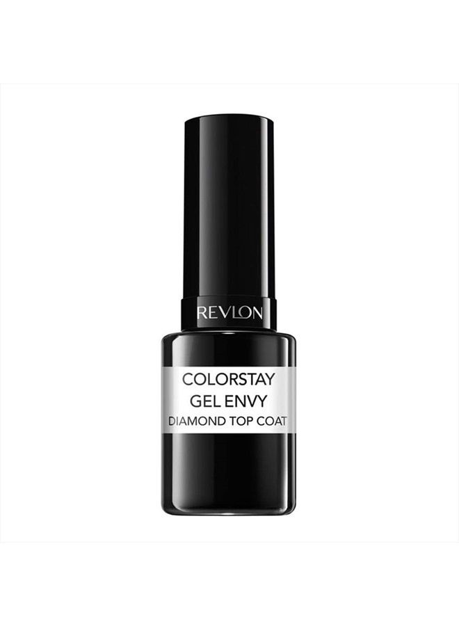 Revlon ColorStay Gel Envy Longwear Nail Enamel, Chip Resistant Diamond Top Coat Nail Polish with Shine, 0.4 fl oz - Image 1