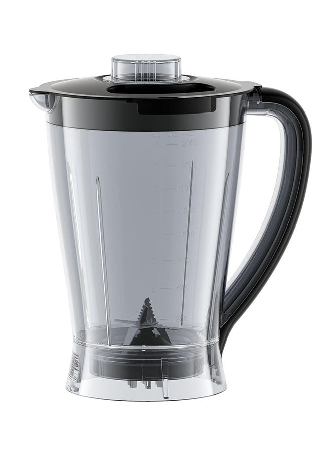 ClassPro محضر طعام متعدد الوظائف، 5 في 1، 2.5 لتر، 1000 واط، أسود - Image 2