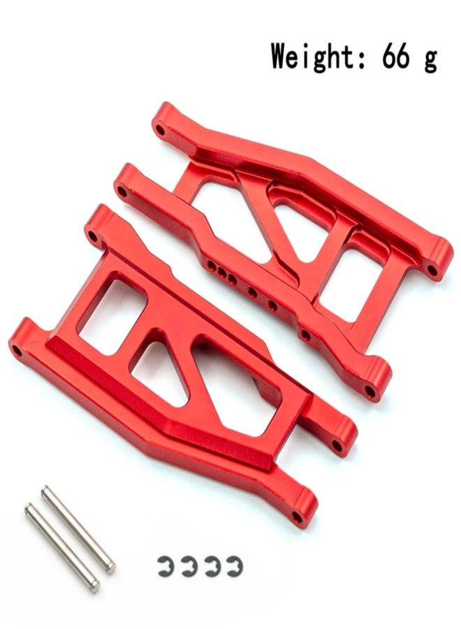 Alloy Front Suspension Arms replacement for TRAX4 1/10 4X4 Slash, Stampede, Rustler 4WD VXL-Replaces Part 3655(RED) - Image 4