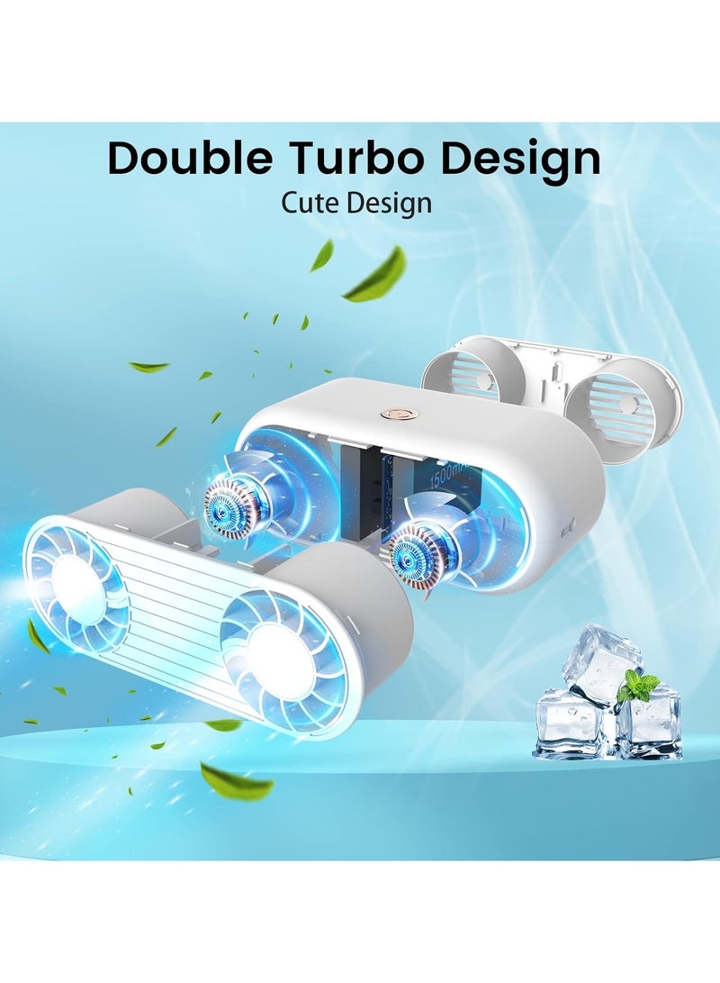 إسكدنيا Stroller Fan for Baby, Flexible Tripod Fan 3 Speed 3000mAh Quiet u0026 Rechargeable Portable Stroller Fan, 360° Rotatable Ideal for Traveling, Hiking, Camping - Image 3