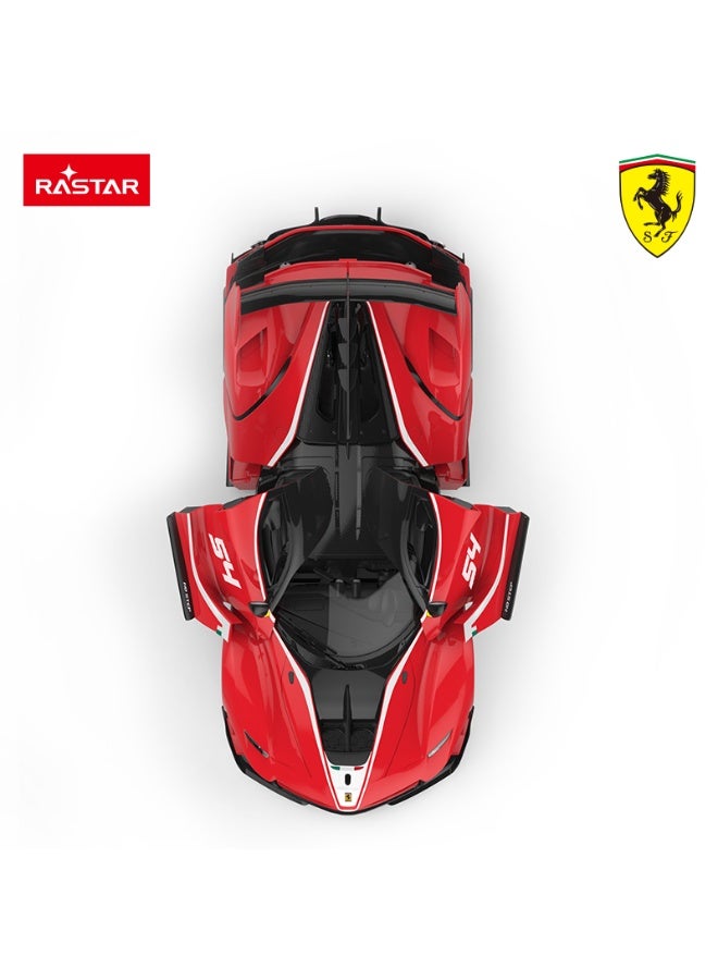 Rastar 1:18 Scale Ferrari FXX K Evo Building Kit Remote Control Car, Officially Licensed Ferrari RC Toy Car for Kids - Image 4