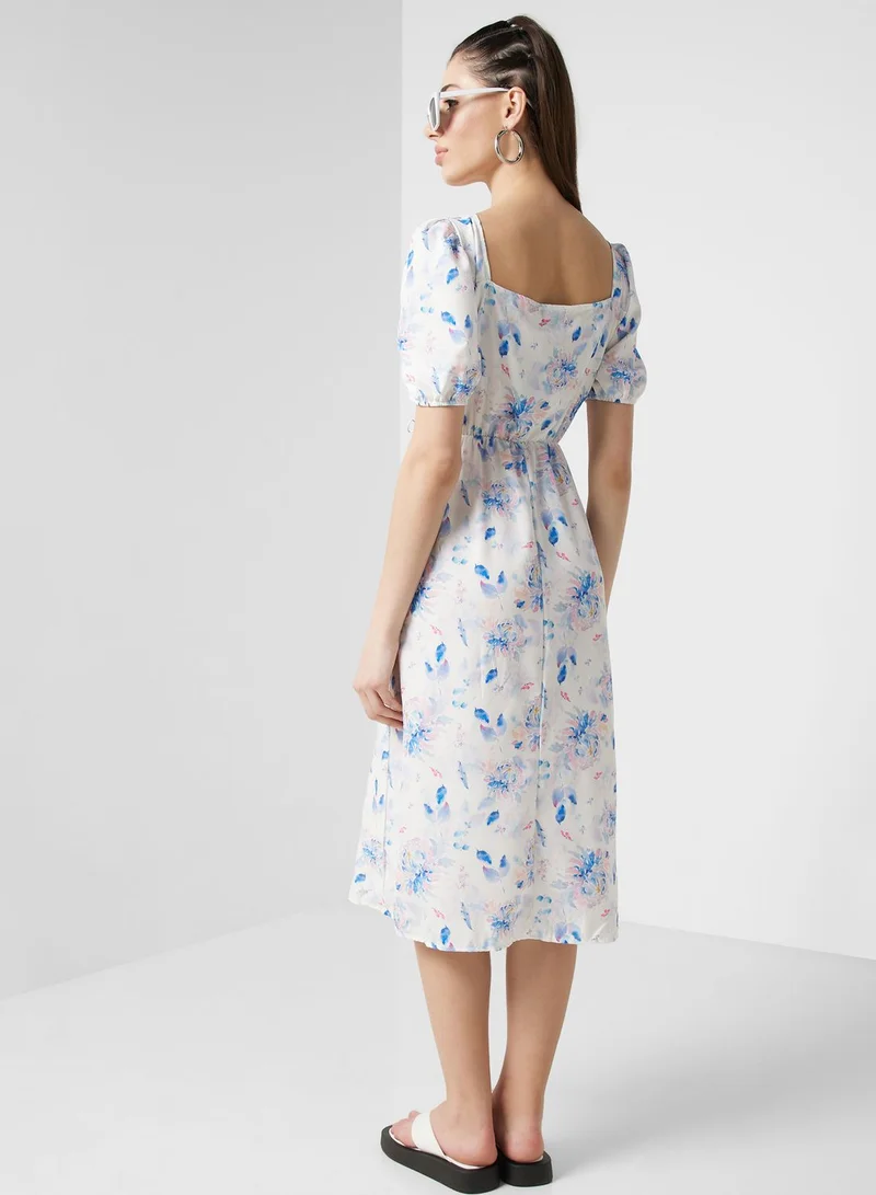 Ginger Floral Print Dress