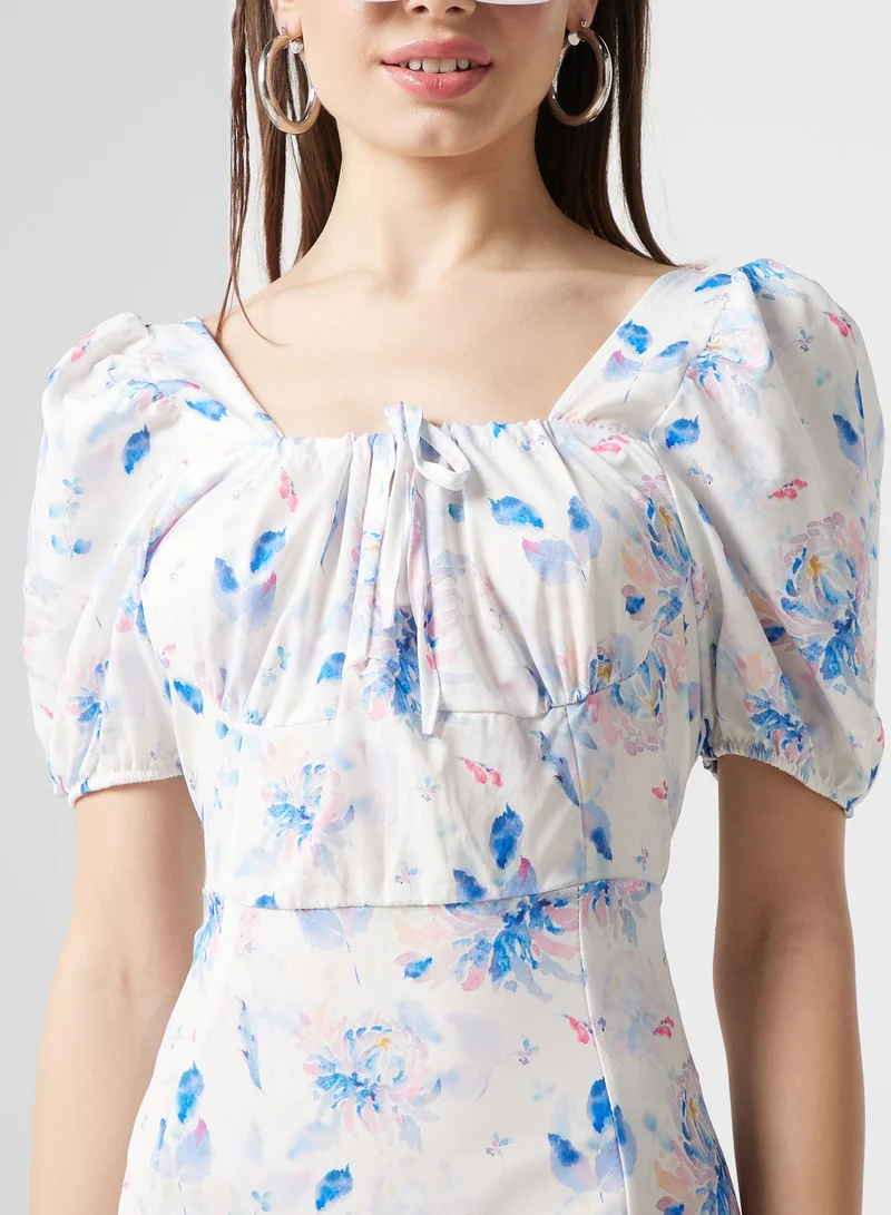 Ginger Floral Print Dress