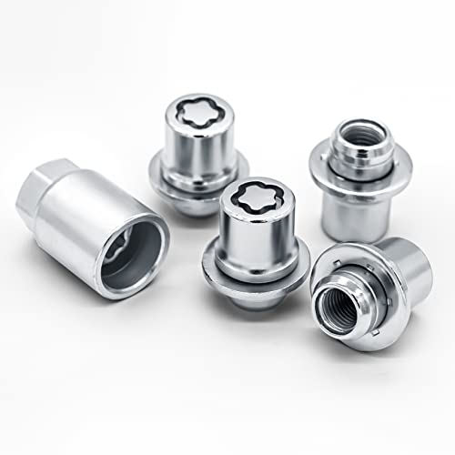 FHRHRY 00276-00900 Wheel Lock Lug Nuts Set M12 x 1.5, Compatible with 2001-2025 Toyota Avalon C-HR Camry Celica Corolla Highlander Matrix Mirai MR2 Prius RAV4 Sienna Solara Tacoma Venza Yaris & Lexus, Chrome - Image 1