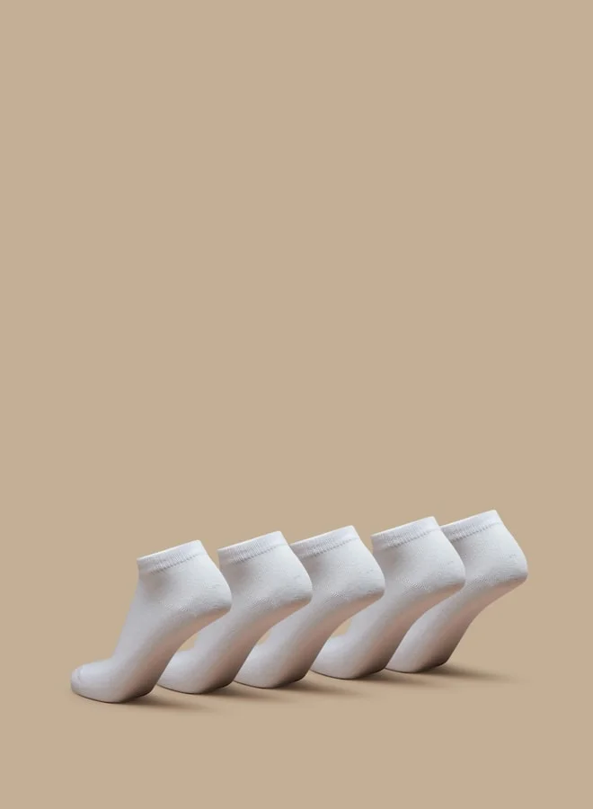 LBL by Shoexpress Solid Ankle Length Socks - Set of 5