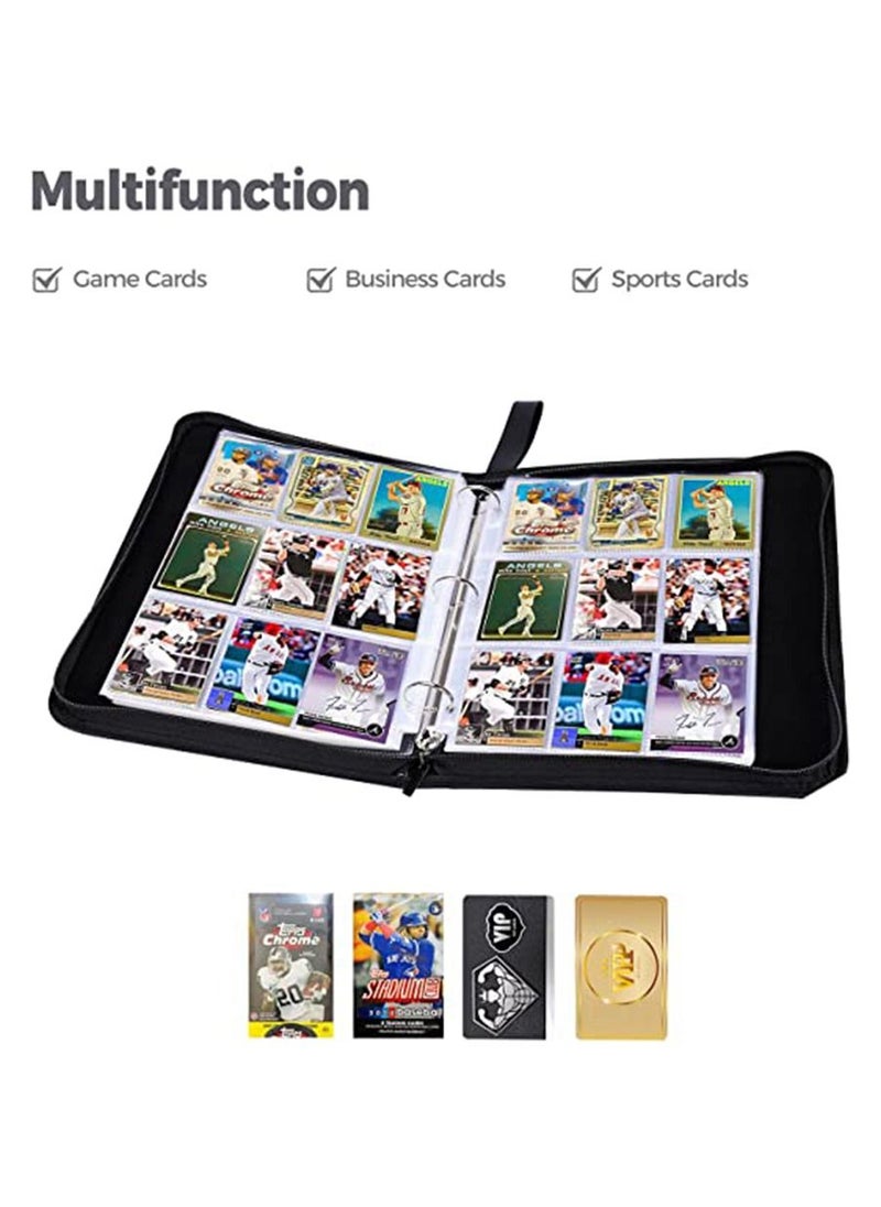 Filly - 9-Pocket Binder Compatible with Trading Card, 900 Pockets Portable Trading Cards Holder Collector Album with 50 Removable Sheets - Image 1