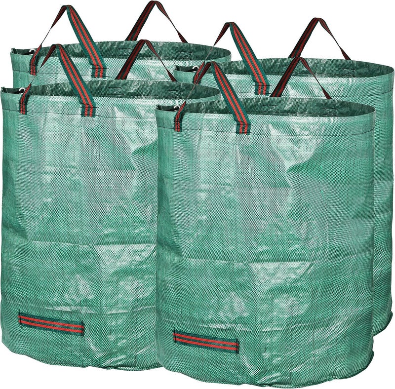 GardenMate 4 عبوات سعة 72 جالون من أكياس النفايات القابلة لإعادة الاستخدام (H30، D26 بوصة) - أكياس نفايات الحديقة - Image 1