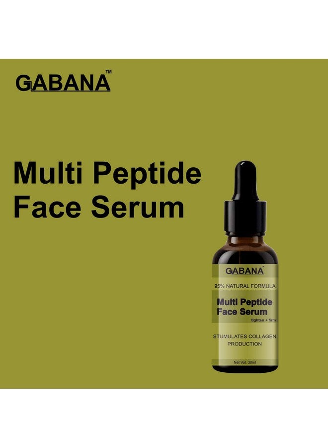 GABANA Multi Peptide Face Serum for Ageless Younger Skin (Pack of 5, 30 ml)|face serum for Pigmentation face serum for Glowing Skin FACE serum for Acne and Dark Spots Face serum for Skin Repair| - Image 2
