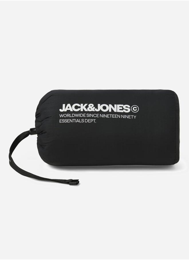 JACK & JONES - High Stand Up Collar Puffer Gilet with Storage Bag - Image 1