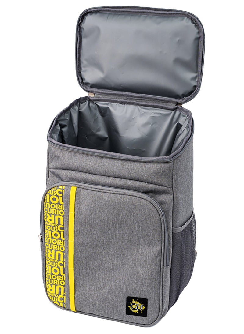 بيج ديزاين حقيبة ظهر معزولة Biggdesign Moods Up Curious، حقيبة غداء معزولة مقاومة للماء والتسرب للرجال والنساء، حقائب تبريد للنزهات، للمكتب، التخييم، الشاطئ، المدرسة، سعة 19.1 لتر. - Image 2