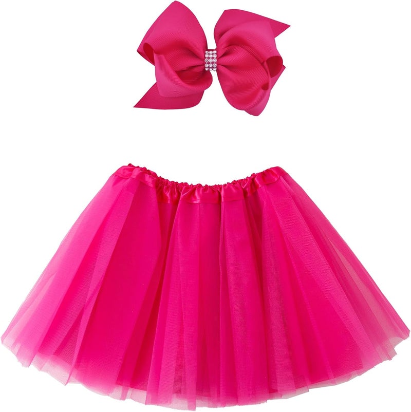 Jastore Girls Layered Stars Sequins Tutu Skirt Princess Ballet Dance Dress for 2-8 Years - Image 1