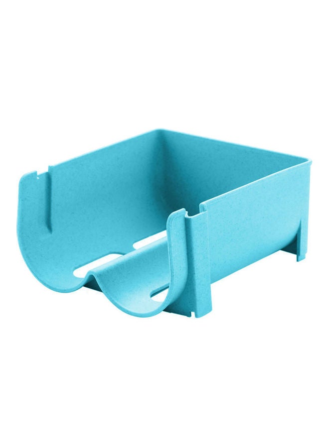 NIBEMINENT Stackable Beverage Storage Rack Organizer Blue 