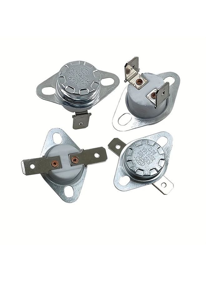 قطعتان من المفتاح الحراري ذو إعادة الضبط التلقائي، ترموستات حماية من ارتفاع الحرارة من 30°C إلى 300°C - Image 4