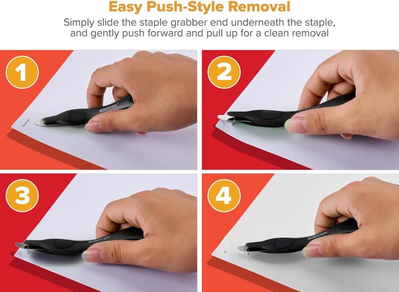 Bostitch Office Easy Staple Remover with Magnetic Tip, 3-Pack - Image 3