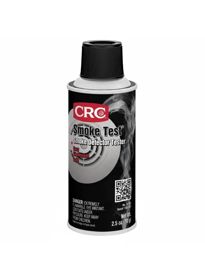 سي ار سي بخاخ اختبار كاشف الدخان CRC 2.5 أونصة – اختبار سريع وآمن لأجهزة إنذار الحريق | يجف بسرعة وآمن للبلاستيك وسهل الاستخدام في المنزل - Image 1