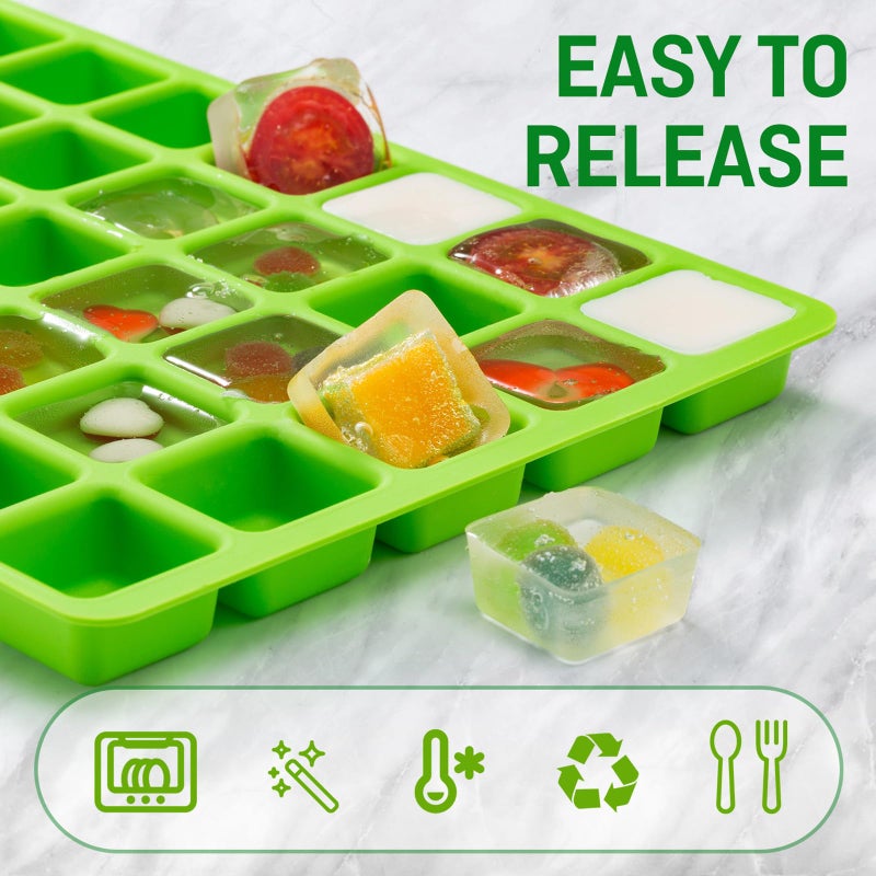 Friheten Large 6 Pcs Silicone food molds for harvest right freeze dryer Large trays, Silicone Food Molds for Harvest right freeze dryer accessories - Image 3