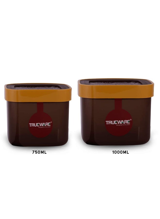 TRUEWARE ECO STORAGE HAMMERD 750ML*3,1000ML*3(SET OF 6 PCS) - Image 3