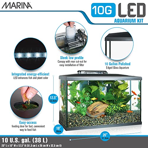 Marina LED Aquarium Kit, 10 gallon - Image 3