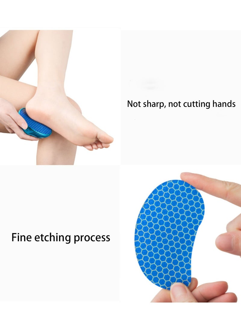 Generic Glass Foot File Remover, Innovative Nano Crystal Feet Scrubber for Travel Use, Portable Pedicure Foot Scraper for Cracked Heel (Honeycomb)  - Image 4