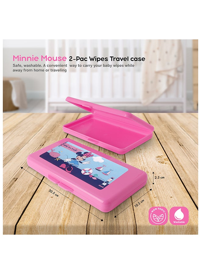 Disney Pack of 2 Plastic Tissue Case Diaper Duty Organizer - Image 3