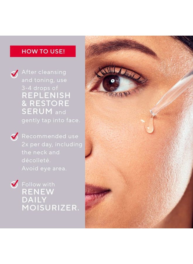 Mirabella - Replenish & Restore Multi-Peptide Anti Aging Face Serum for Hyperpigmentation & Redness Relief - Vitamin C & 0.5% Retinol Infused Dark Spot Corrector - Image 1