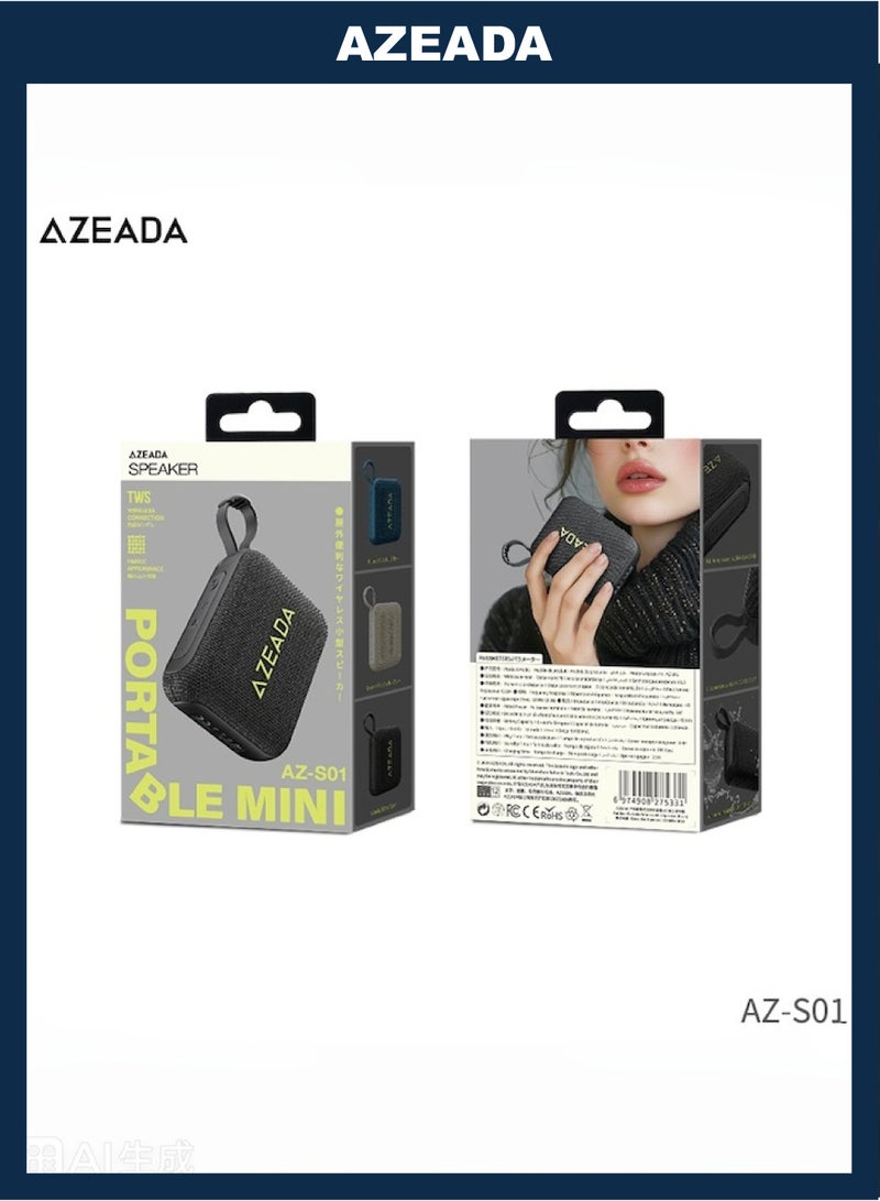AZEADA Outdoor Portable Wireless Mini Speaker 5W - Image 3