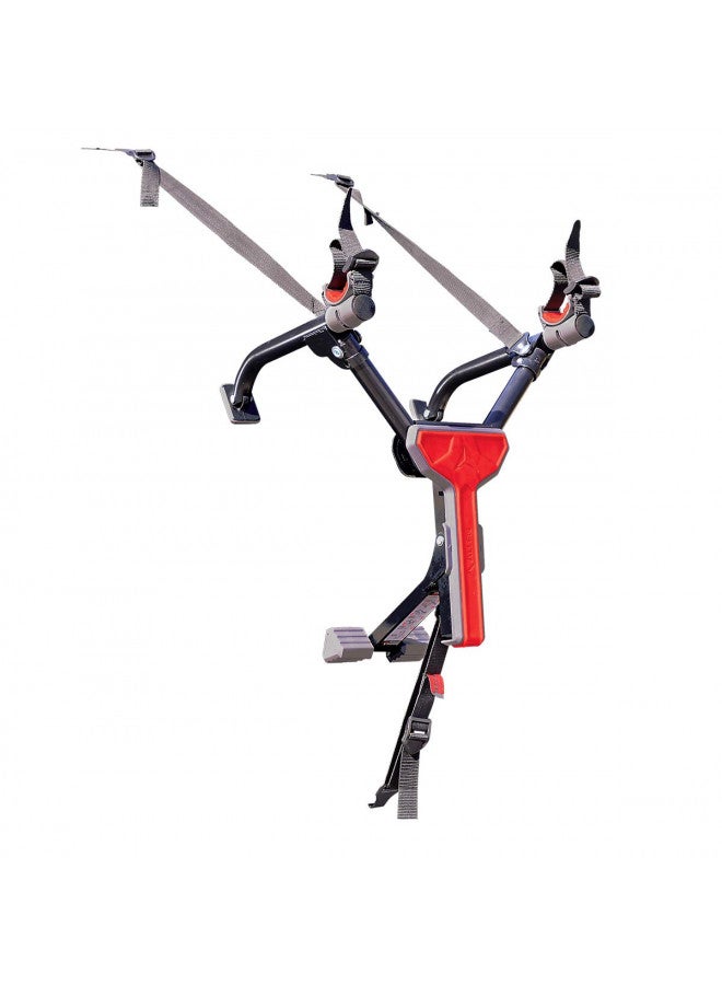 Allen Sports Ultra Compact Folding 1-Bike Trunk Mount Rack, Model MT1-B, Gray powder coated - Image 3