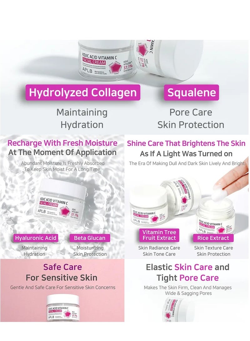 APLB Kojic Acid Vitamin C Facial Cream 55ml - Image 3