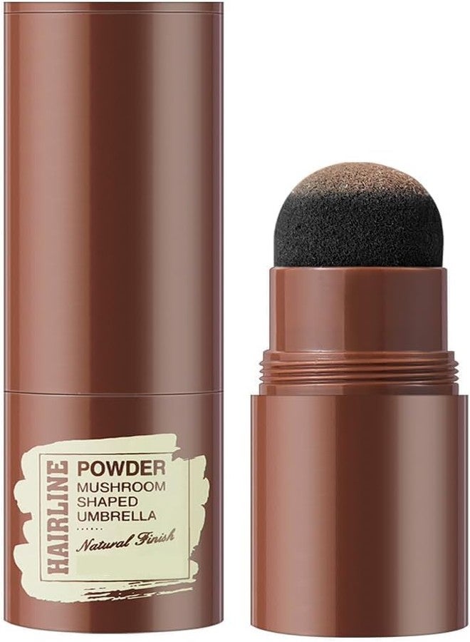 KINTIN Hairline Powder Stick,Hair Shadow Root Touch Up With Eyebrow Stamp Kit Waterproof Hair Shading Sponge Pen Hair Filler Powder For Cover Gray Hair Root, Hair Touch-Up, Thin Hair (BLACK)(4 gram) - Image 1
