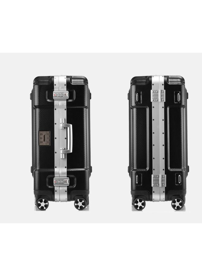 NKX Set of 2 Premium Expandable Aluminum Frame ABS & PC Suitcase 20 Inch And 29 Inch - Image 4