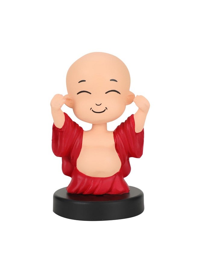 Webby Laughing Buddha Bobblehead Toys | Decoration Items for Home Décor, Car Dashboard, and Office Table| Goodluck Charm | God Statue for Festival | Diwali | Birthday Gift for Kids, Family and Friends - Image 1