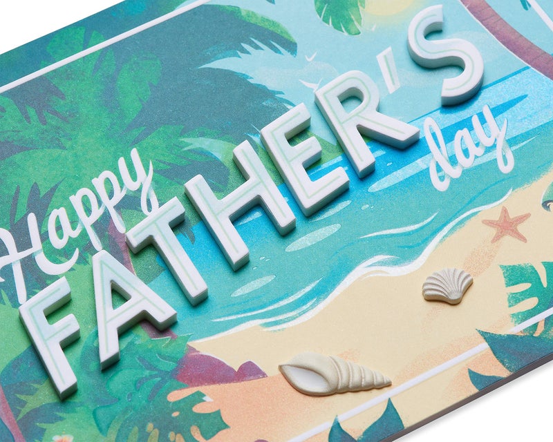 Papyrus Fathers Day Card (Wishing You Paradise) - Image 5