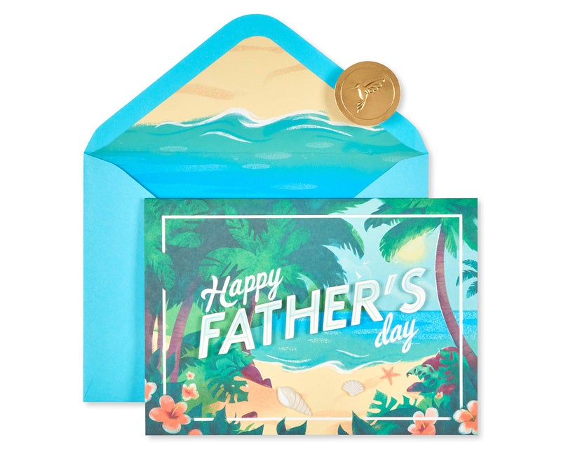 Papyrus Fathers Day Card (Wishing You Paradise) - Image 1