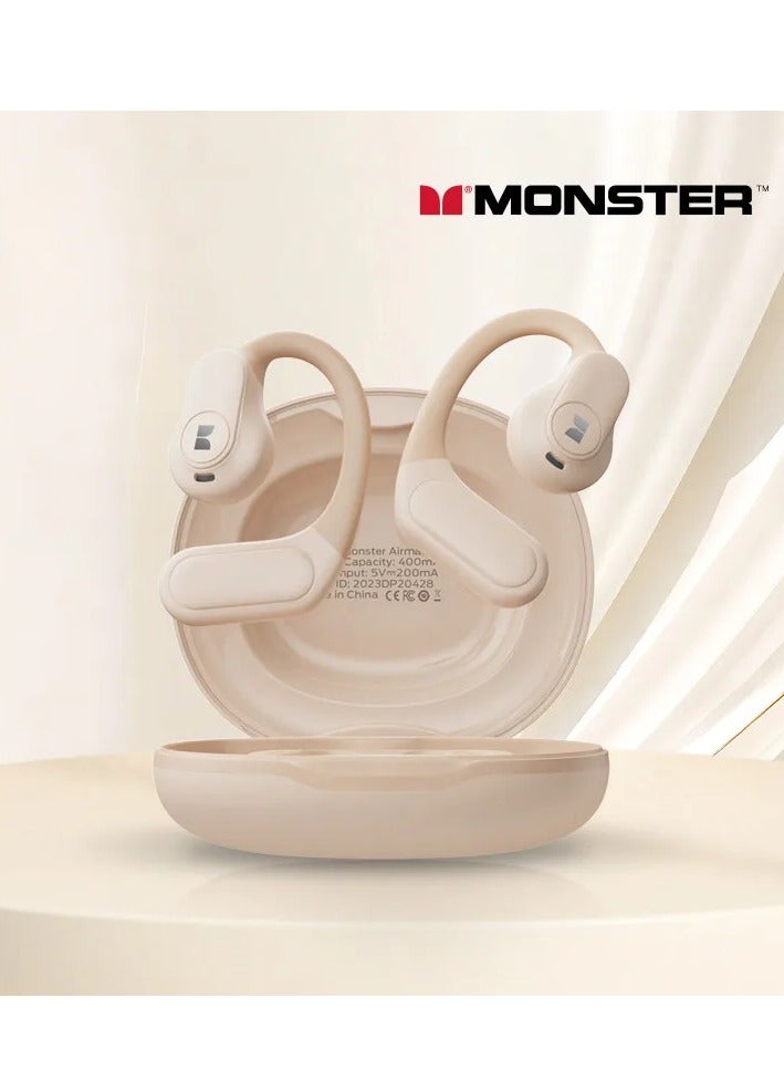 Monster Airmars XkO15 True Wireless Bluetooth V5.4 Earbuds - Beige - Image 1