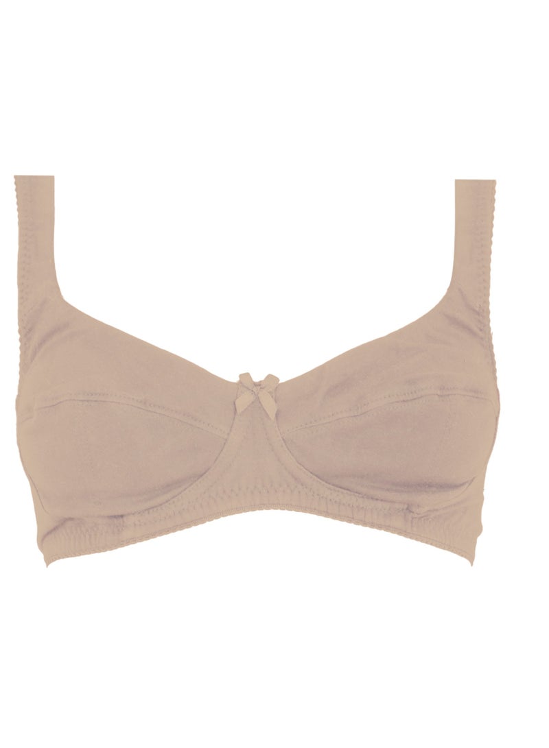 Dadoush Women's cotton balconette bra is distinguished by its cut that completely covers the chest and contributes to lifting them and making them appear larger. - Image 1