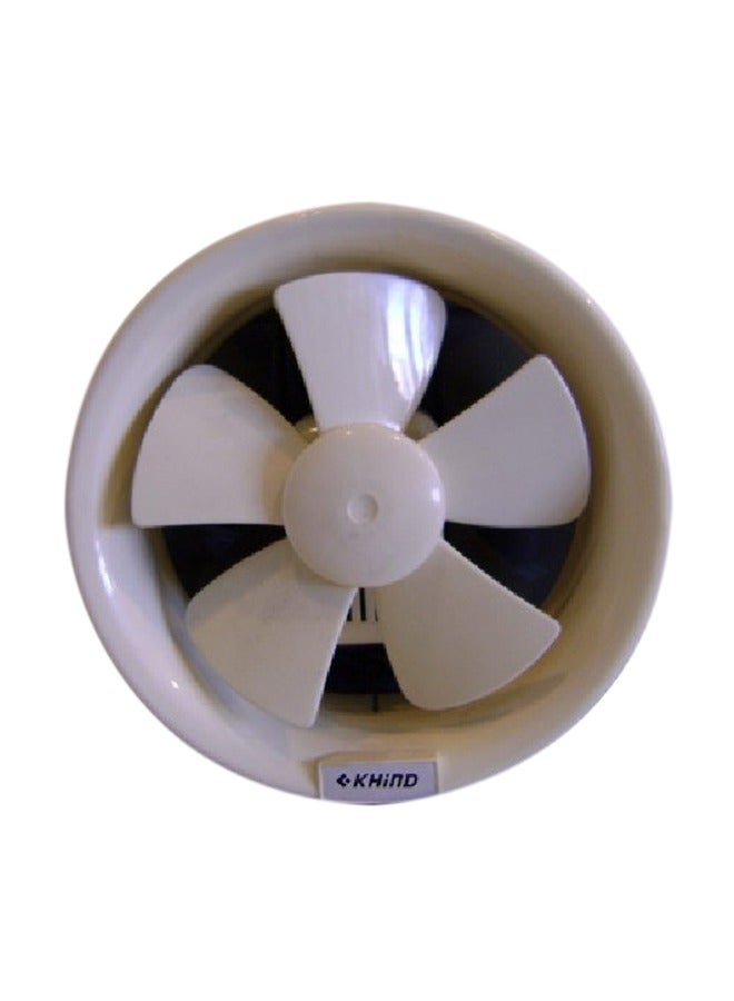 KHIND 15W High-Quality Pull Cord Round Exhaust Fan, 6inch EF6010 15 W EF6010 White - Image 1