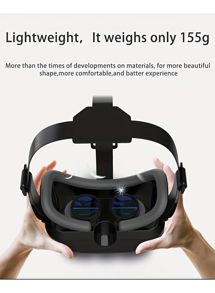 3D VR Headset with Blue Light Filter, Smart Virtual Reality Glasses - Image 2