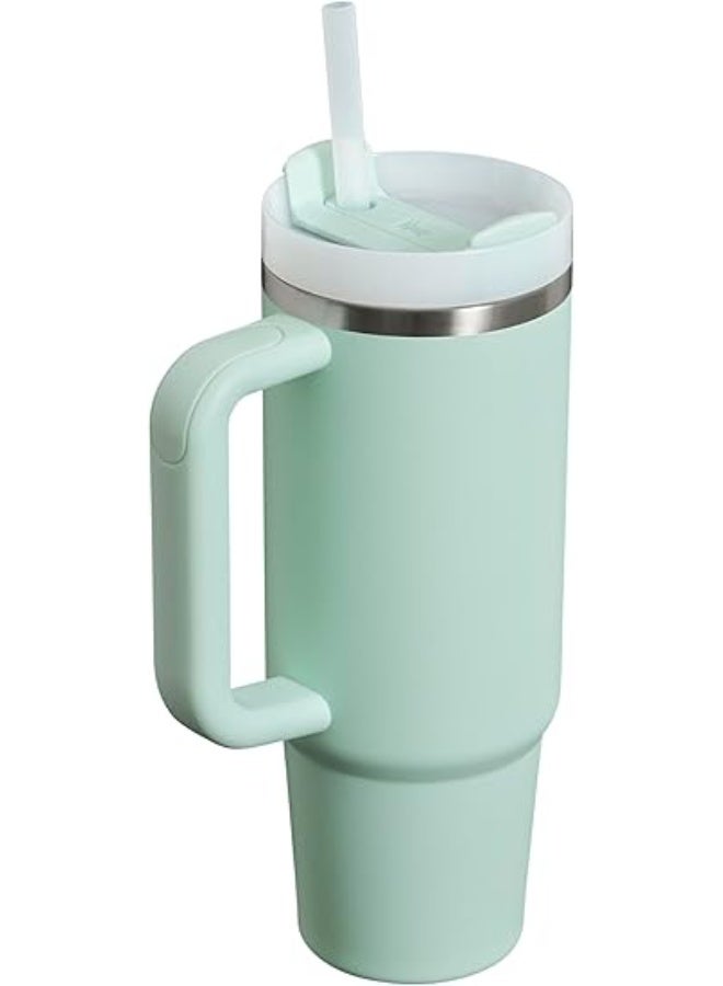 ستانلي كوب تفريغ الهواء H2.0 فلو ستيت من الستانلس ستيل مع غطاء وماصة للمياه والشاي المثلج او القهوة والسموذي وغيرها من كوينشر، نعناع،1200مل - Image 3