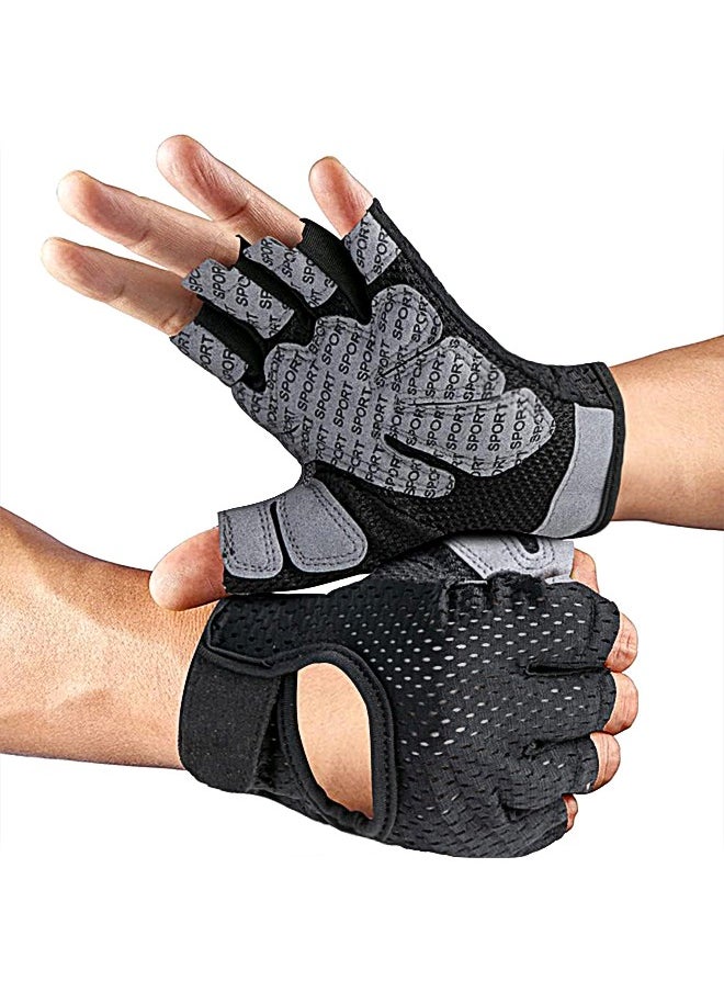 SUCITY Gym Hand Gloves with Anti-skid and Wear-resistant-Comfortable and Breathable Gym Gloves with Velcro-Weight Lifting Gloves with Not Easy to Wear  - Image 1
