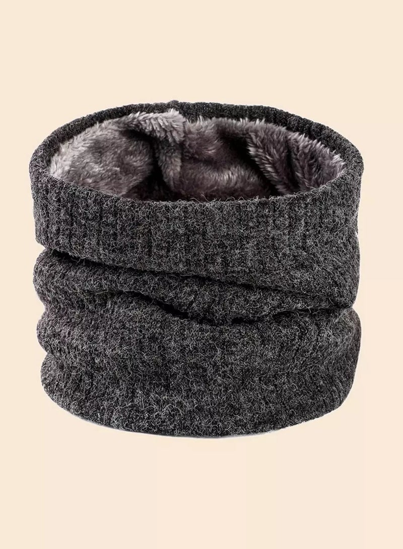 Men Plush Lined Infinity Scarf  - Image 1