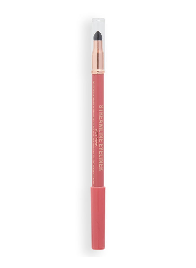 REVOLUTION Makeup Revolution Streamline Waterline Eyeliner Pencil Hot Pink - Image 2