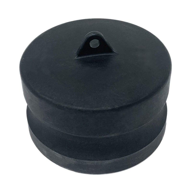 Gloxco Cam and Groove Fitting, Polypropylene, Type DP, 3" Male Camlock Dust Plug (CAM-30-DP-PP) - Image 1