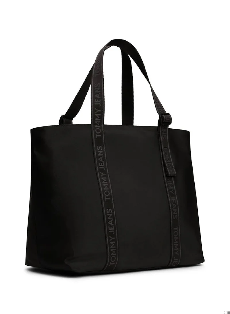 TOMMY JEANS Women's Essential Daily Tote Bag - Polyester, Black