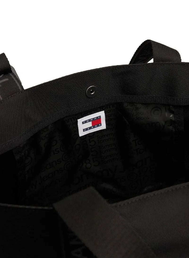 TOMMY JEANS Women's Essential Daily Tote Bag - Polyester, Black