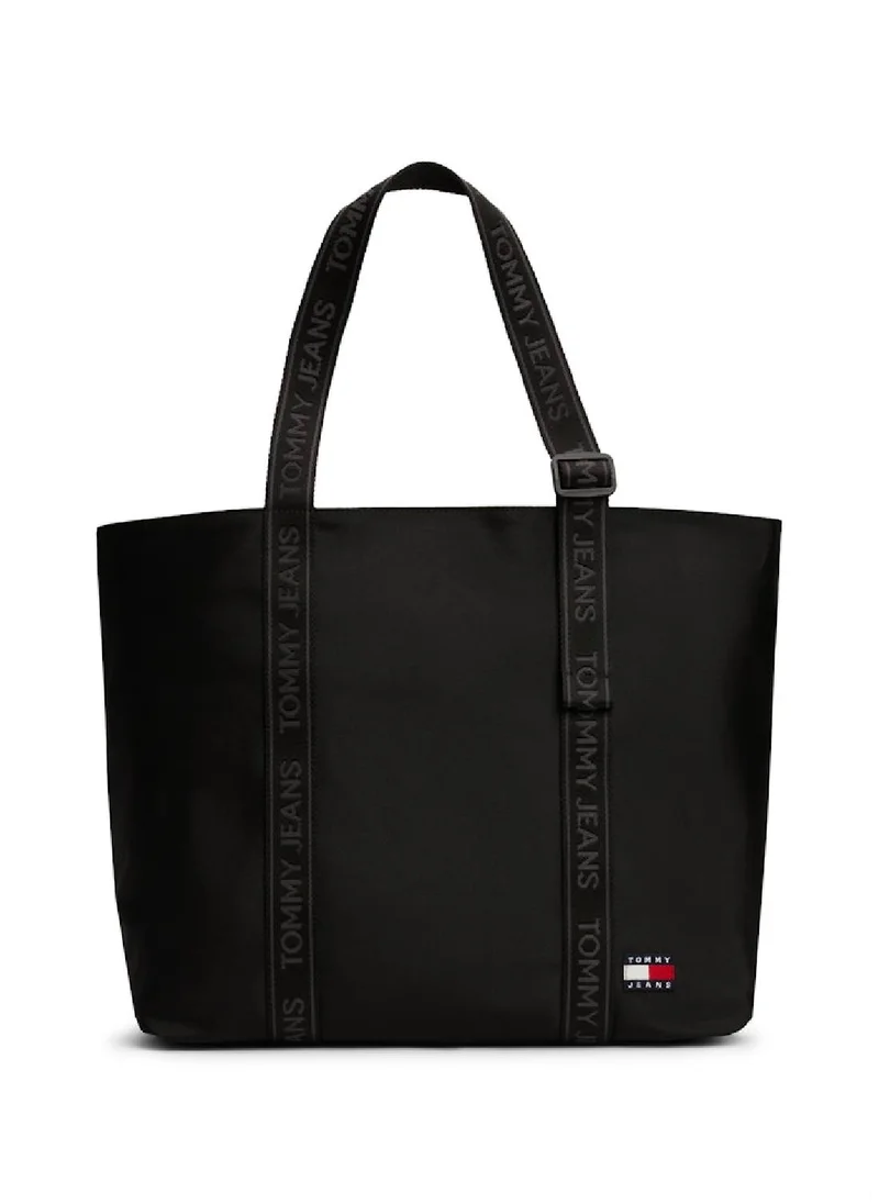 TOMMY JEANS Women's Essential Daily Tote Bag - Polyester, Black