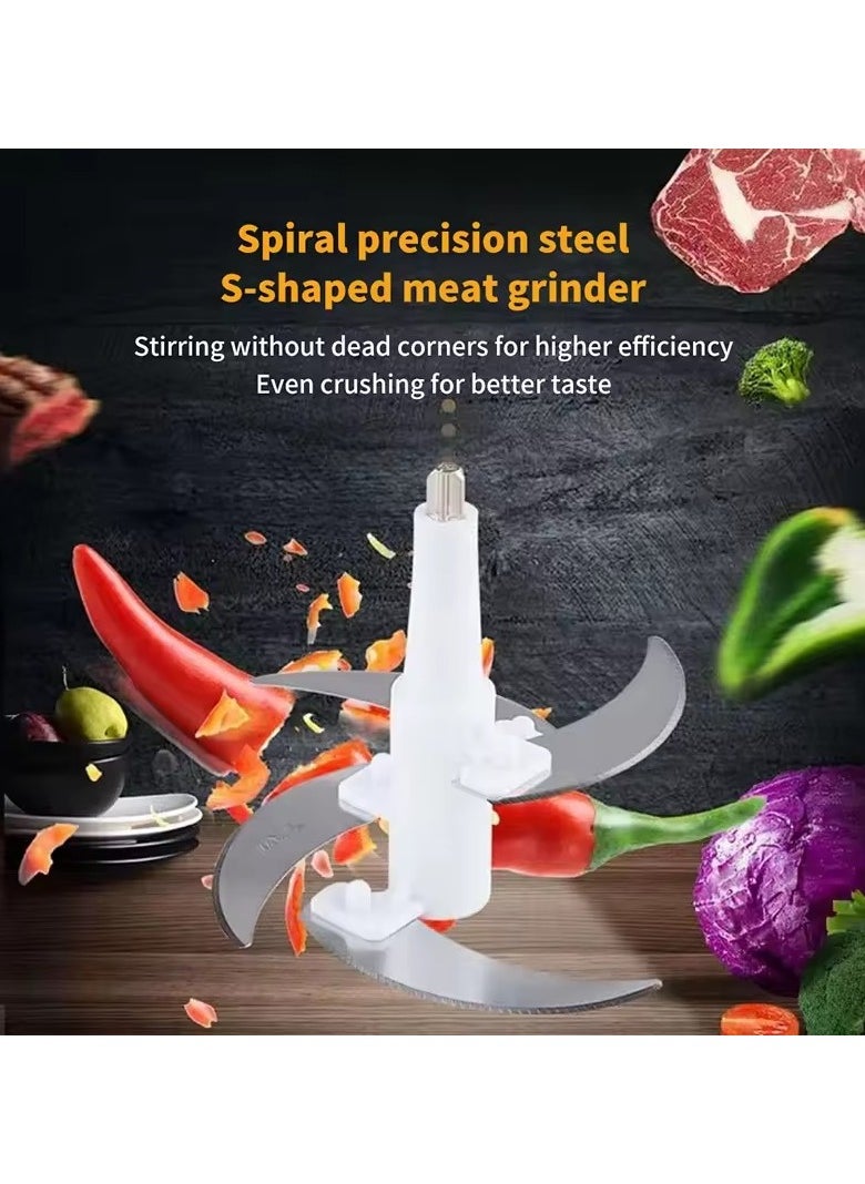 MACEST Household Stainless Steel Meat Grinder Blade Accessories For 2L Chopper -1Pc  - Image 1