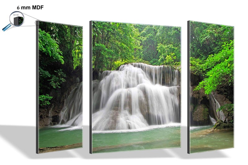 SAF paintings 6MM Waterfall Nature Panel Painting(SANFJM1158) SANFJM1158 - Image 4