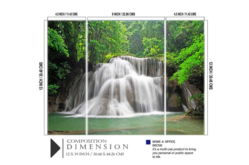 SAF paintings 6MM Waterfall Nature Panel Painting(SANFJM1158) SANFJM1158 - Image 5